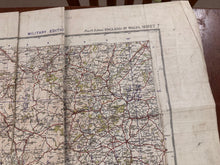 Load image into Gallery viewer, Original WW2 British Army RAF Navy Base Map of South Wales - Swansea & Cardiff - The Militaria Shop