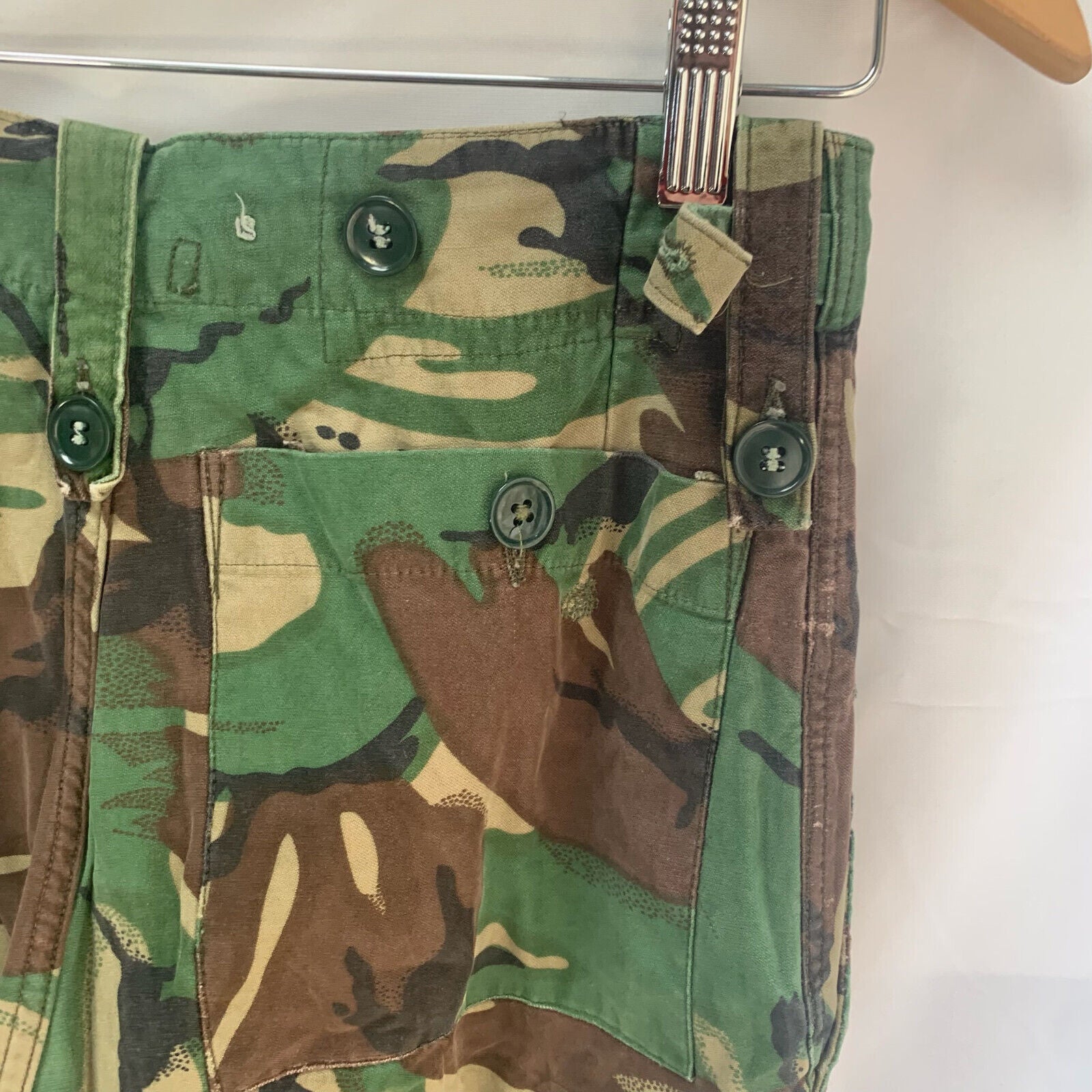 Genuine British Army 68 Pattern DPM Jungle Camouflaged Trousers - Size 30" Waist - The Militaria Shop