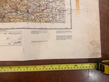 Load image into Gallery viewer, Original WW2 British Army RAF Navy Base Map of England - North Central - Leeds - The Militaria Shop