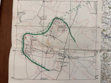Load image into Gallery viewer, Original WW2 British Army GSGS Map of England RARE Darlington Training Documents - The Militaria Shop