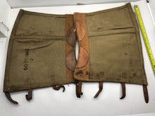 Load image into Gallery viewer, Original WW2 British Army 37 Pattern Despatch Riders High Sided Spats 1942 Dated - The Militaria Shop