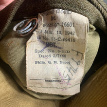 Lade das Bild in den Galerie-Viewer, Original WW2 US Army Class A Dress Jacket 1940 - Private Ryan Prop - 38" Large - The Militaria Shop
