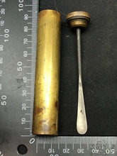Load image into Gallery viewer, Original WW1 British Army Brass Oil Bottle - SMLE Lee Enfield - EFD Marked - The Militaria Shop