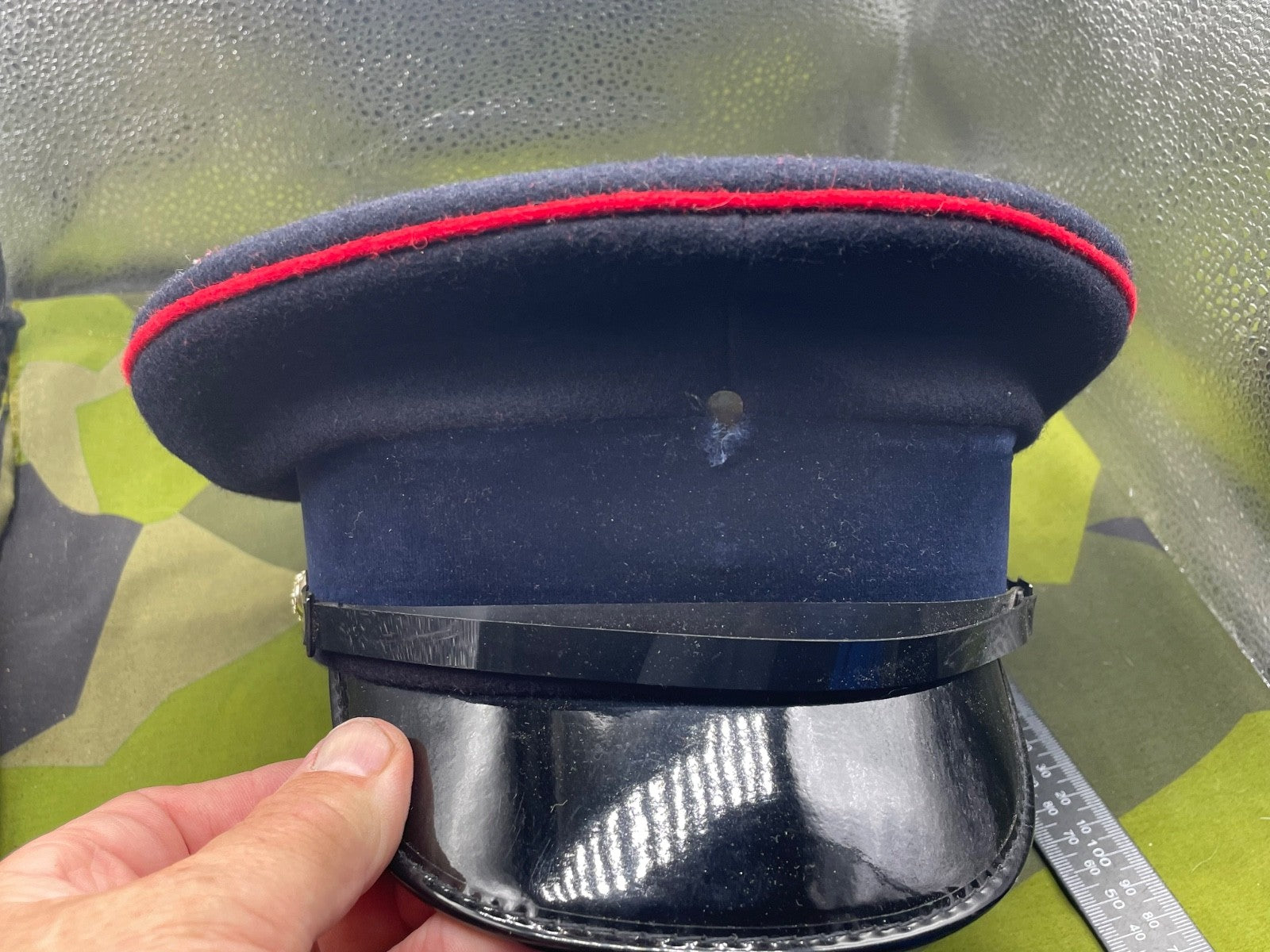 Original British Army Royal Engineers Peaked Cap - 55cm - The Militaria Shop