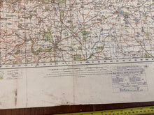 Load image into Gallery viewer, Original WW2 British Army GSGS OS Map of Great Britain - Wrexham & Oswestry - The Militaria Shop