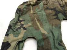 Load image into Gallery viewer, Original US Army Vietnam War Era M1 Camo Helmet Cover - Local Find - Combat Worn - The Militaria Shop