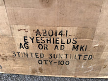Charger l'image dans la galerie, Original WW2 Dated British Army Anti-Gas Eyeshields - From Original Packaging - The Militaria Shop