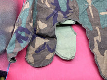 Load image into Gallery viewer, Original US Army M1 Camo Helmet Cover - Vietnam Found - Combat Worn - The Militaria Shop
