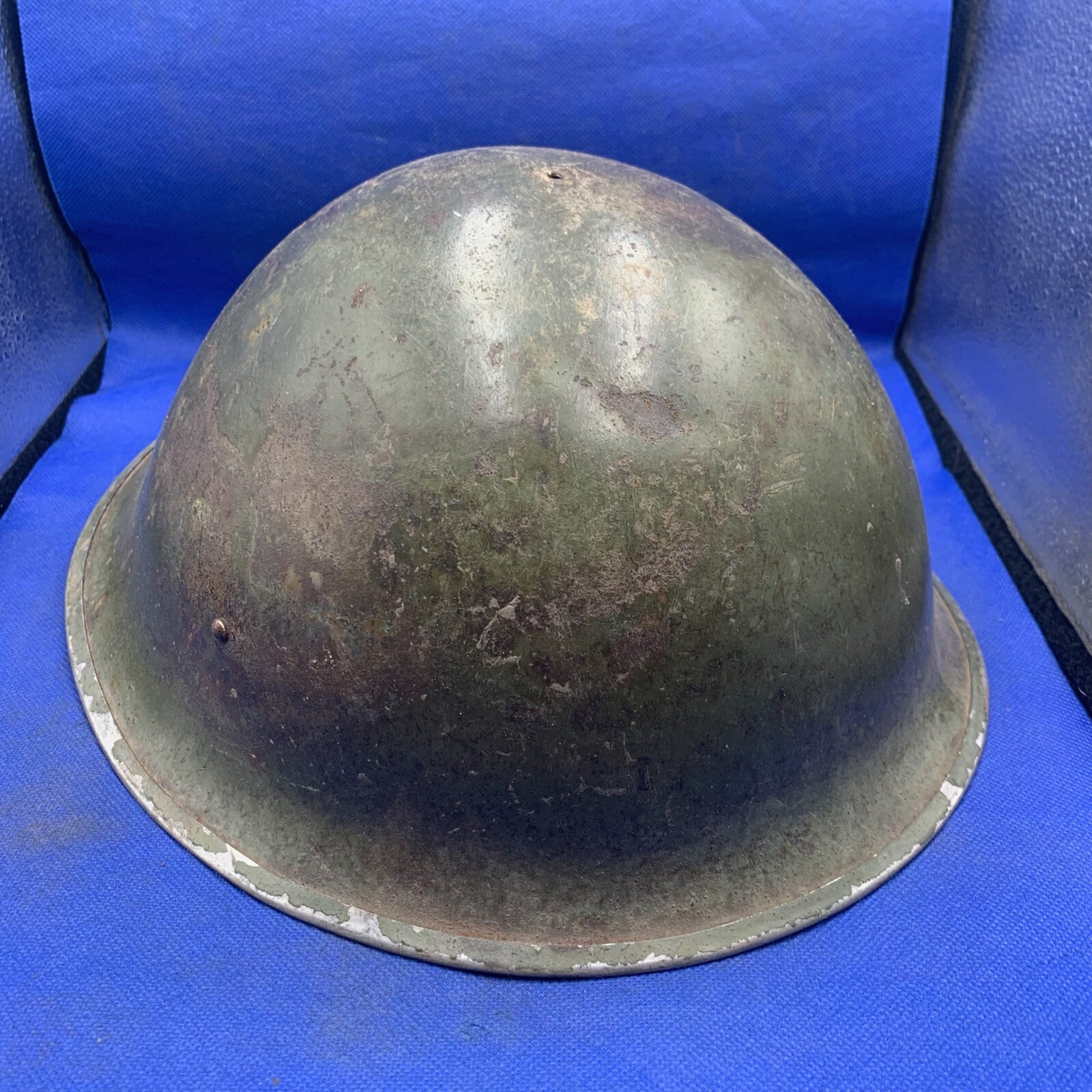 WW2 英国警察 MK3 Police Helmet タートルヘルメット 実物 Original WW2 Mk3 Canadian / British Army Turtle Helmet High Rivet