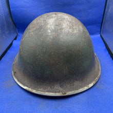 Load image into Gallery viewer, Original WW2 Mk3 Canadian / British Army Turtle Helmet High Rivet - The Militaria Shop