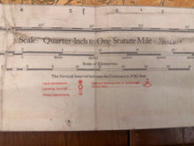 Load image into Gallery viewer, Original WW2 British Army RAF Navy Base Map of Scotland The Forth, Clyde & Tay - The Militaria Shop