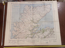 Load image into Gallery viewer, Original WW2 British Army RAF Navy Base Map of Scotland North - The Militaria Shop