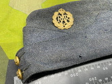 Load image into Gallery viewer, Original WW2 British Royal Air Force Side Cap with Brass Badge - The Militaria Shop