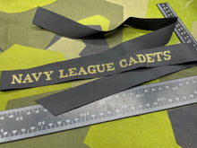 Lade das Bild in den Galerie-Viewer, Genuine British Royal Navy - Navy League Cadets Cap Tally - Full Length - The Militaria Shop