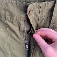 Load image into Gallery viewer, Genuine British Army Surplus OD Green Lightweight Combat Trousers Size 75/76/92 - The Militaria Shop