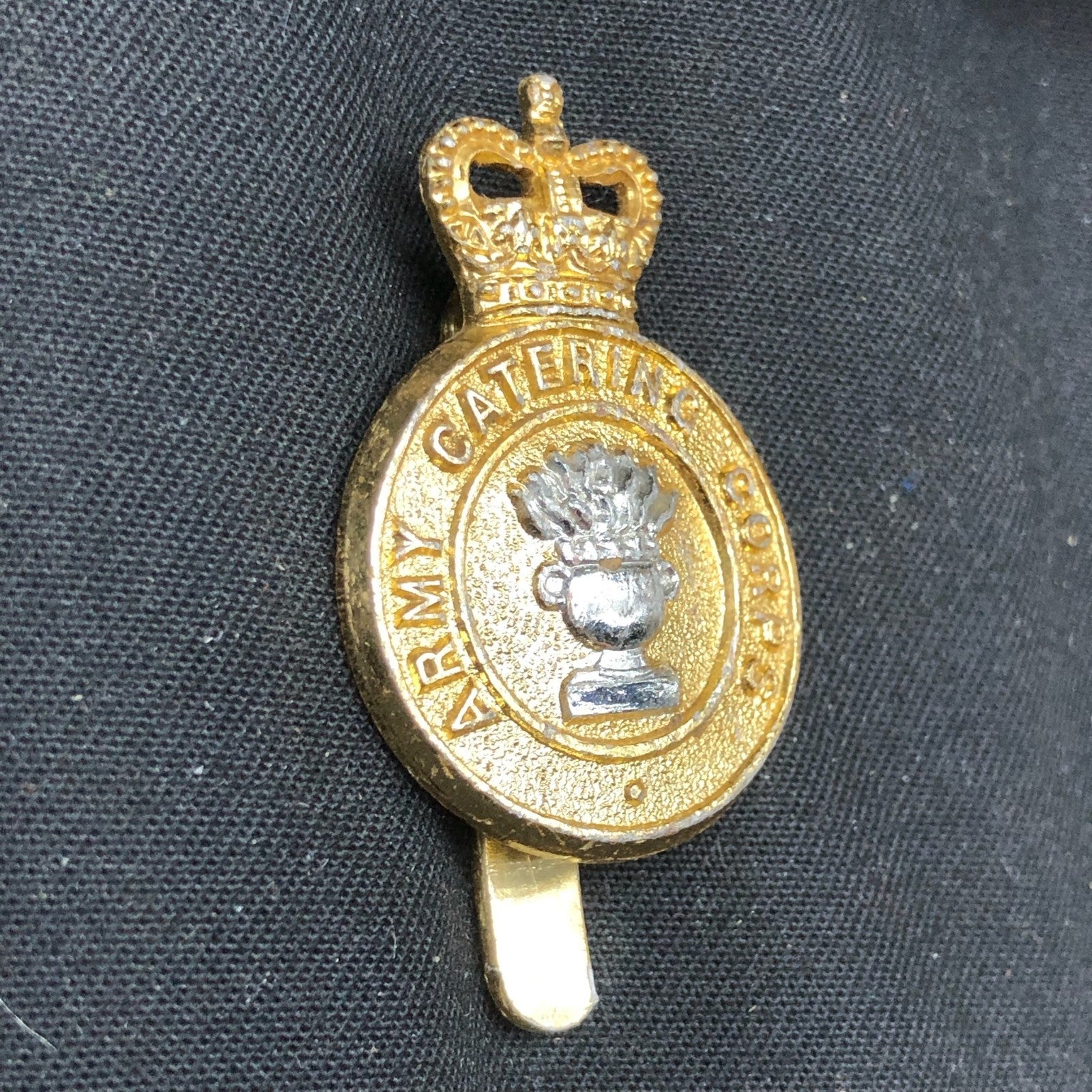 Original British Staybrite Army Cap - Army Catering Corps - The Militaria Shop