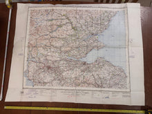 Load image into Gallery viewer, Original WW2 British Army RAF Navy Base Map of Scotland - The Forth, Clyne & Tay - The Militaria Shop