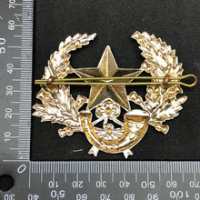 Load image into Gallery viewer, Original WW2 British Army Cap Badge - Cameronians (Scottish Rifles) - The Militaria Shop