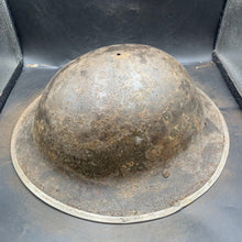 Load image into Gallery viewer, Original WW2 British Army Mk2 "Brodie" Combat Helmet - The Militaria Shop