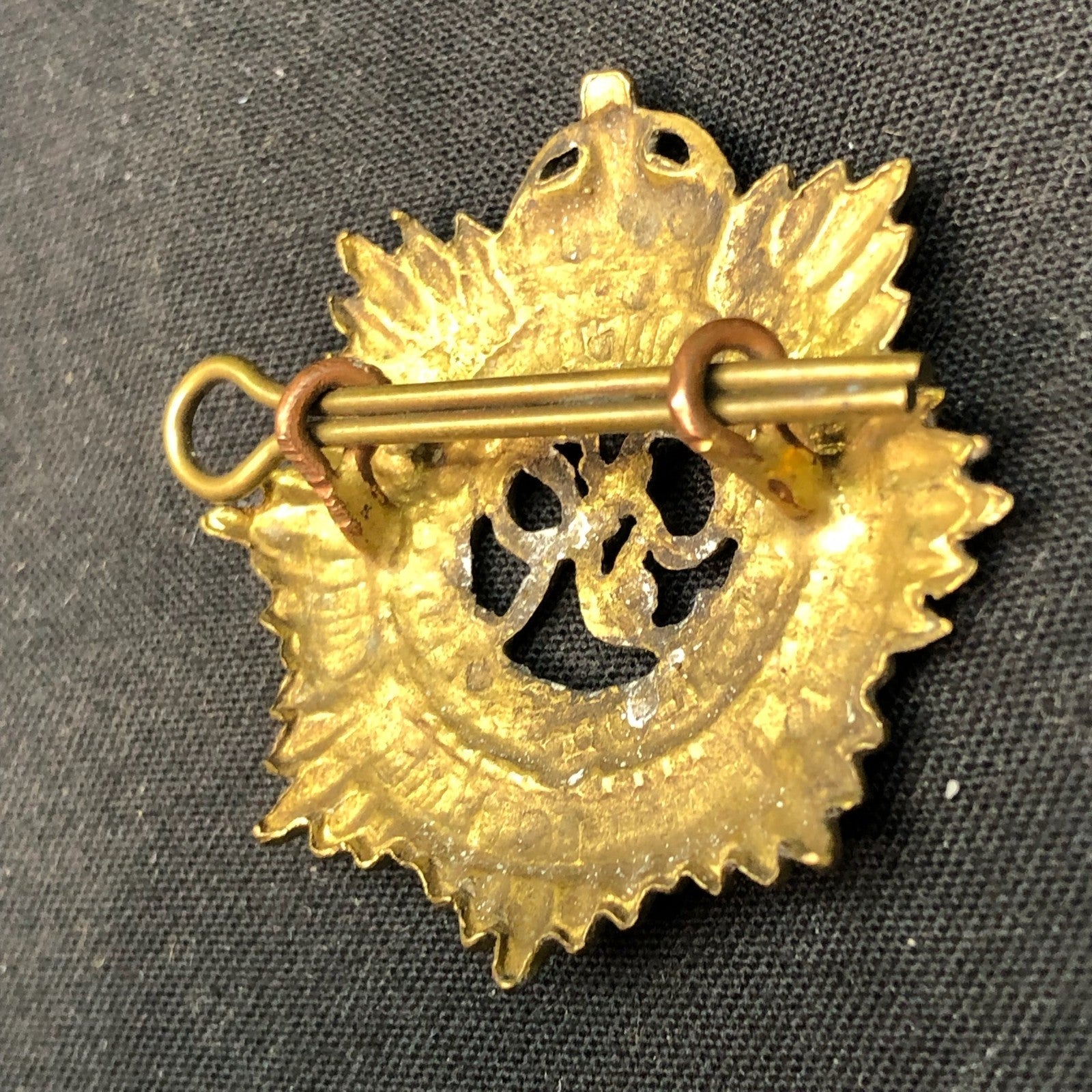 Original Canadian Army Cap Badge - Royal Canadian Army Service Corps - The Militaria Shop