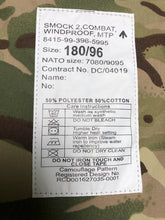 Load image into Gallery viewer, Genuine British Army MTP Camouflaged Windproof Smock - Size 180/96 - The Militaria Shop