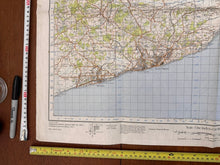 Load image into Gallery viewer, Original WW2 British Army GSGS OS Map of England & Wales - Hastings - The Militaria Shop