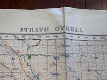 Load image into Gallery viewer, Original WW2 British Army GSGS Map of Scotland - Strath Oykell - The Militaria Shop