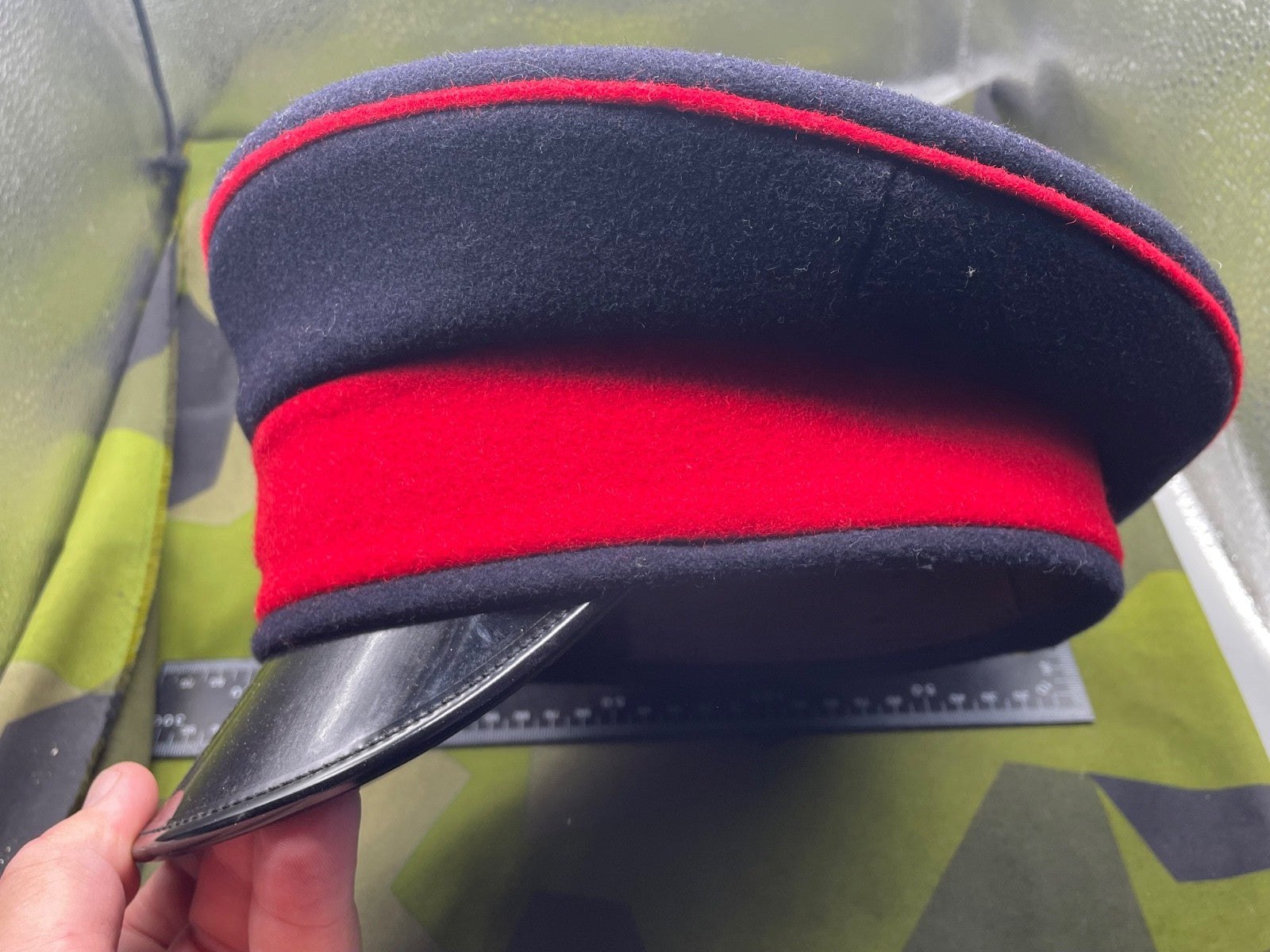 Genuine British Army Adjutant General's Corps Peaked Dress Cap - Size 55cm - The Militaria Shop