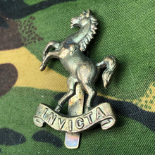 Load image into Gallery viewer, Original WW2 British Cap Badge - West Kent Yeomanry - The Militaria Shop