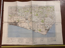 Charger l'image dans la galerie, Original WW2 British Army GSGS OS Map of Great Britain - Brighton & Eastbourne - The Militaria Shop