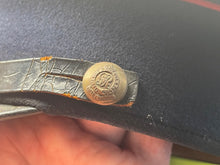 Load image into Gallery viewer, Original WW1 British Army GV Royal Engineer's Peaked Cap - Size 56cm - The Militaria Shop