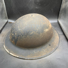 Load image into Gallery viewer, Original WW2 British Home Front Civil Defence Wardens Helmet - The Militaria Shop