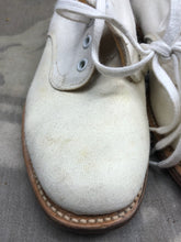 Load image into Gallery viewer, Genuine British Army Women's White Summer Shoes - WW2 Pattern - Size UK 3 M - The Militaria Shop