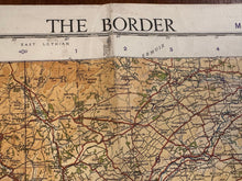 Load image into Gallery viewer, Original WW2 British Army RAF Navy Base Map of England - The Border of Scotland - The Militaria Shop