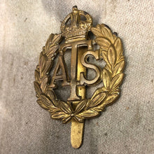 Load image into Gallery viewer, Original WW2 British Army Auxiliary Territorial Service ATS Cap Badge - The Militaria Shop