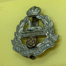 Load image into Gallery viewer, Original WW1 British Army Cap Badge - East Lancashire Regiment - The Militaria Shop
