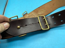 Charger l'image dans la galerie, Original British Army Officers Sam Browne Belt - London Maker Marked, Approx 28" - The Militaria Shop