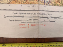 Load image into Gallery viewer, Original WW2 British Army RAF Navy Base Map of England - Midlands - Birmingham - The Militaria Shop