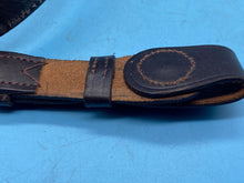 Charger l'image dans la galerie, Original British Army Officer's Sam Browne Leather Shoulder Belt Marked 37" Long - The Militaria Shop