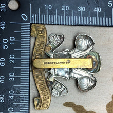 Load image into Gallery viewer, Original WW1 British Army Cap Badge - Caernarvon & Denbigh Yeomanry - The Militaria Shop