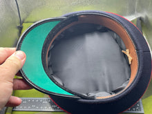 Charger l'image dans la galerie, Genuine British Army Adjutant General's Corps Peaked Dress Cap - Size 55cm - The Militaria Shop