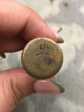 Load image into Gallery viewer, Original WW1 British Army SMLE Enfield Brass Oil Bottle - EFD Marked - The Militaria Shop
