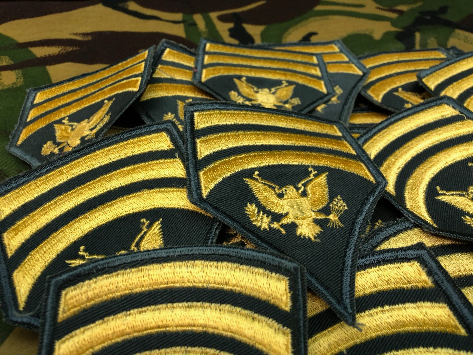 Original US Specialist E-7 Rank Patch Badge - The Militaria Shop