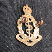 Load image into Gallery viewer, Original WW2 British Army Cap Badge - Royal Army Medical Corps - The Militaria Shop