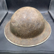 Load image into Gallery viewer, Original WW2 British Army Mk2 "Brodie" Combat Helmet - The Militaria Shop