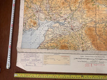 Load image into Gallery viewer, Original WW2 British Army RAF Navy Base Map of England - The Border of Scotland - The Militaria Shop