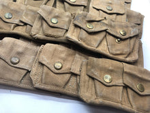 Load image into Gallery viewer, Genuine 37 Pattern Army 3 Pocket Rifle Pouch - WW2 British Army Style - The Militaria Shop