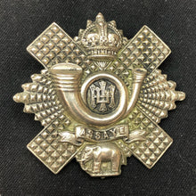 Load image into Gallery viewer, Original WW2 British Army Cap Badge - Highland Light Infantry - HLI - The Militaria Shop