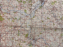 Load image into Gallery viewer, Original WW2 British Army GSGS OS Map of Great Britain - Burton & Walsall - The Militaria Shop