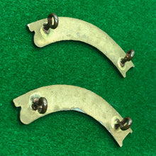 Load image into Gallery viewer, Original WW1 British Army Red Cross Brass Shoulder Titles - The Militaria Shop